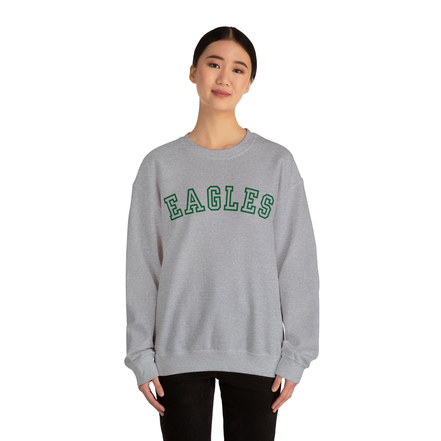 Eagles Sweatshirt - Philadelphia Football Sweatshirt - Green and White