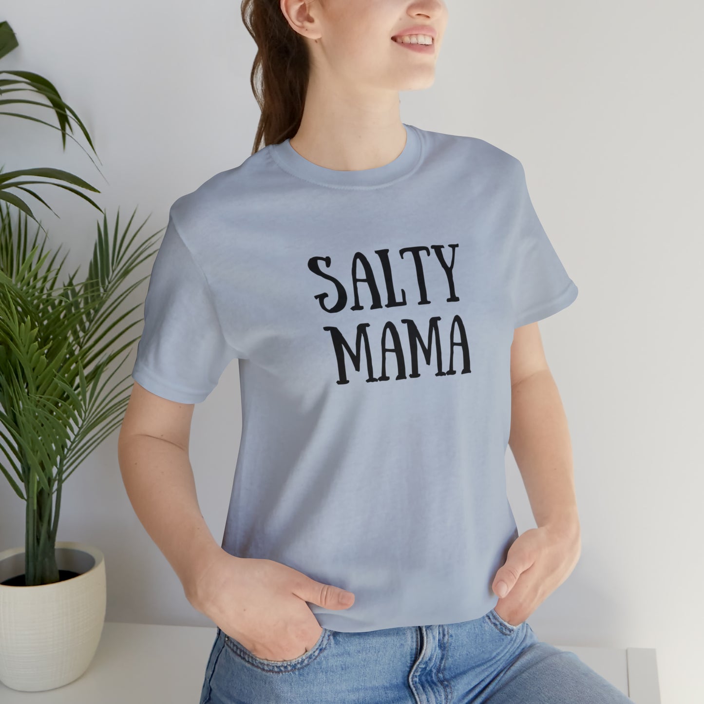 Salty Mama T-Shirt - Beach Mom Shirt - Beachlover T-Shirt - Mama Shirt - Mom Tee - Mom Shirt - Ocean Lover - Mom Gift - Gift for Her