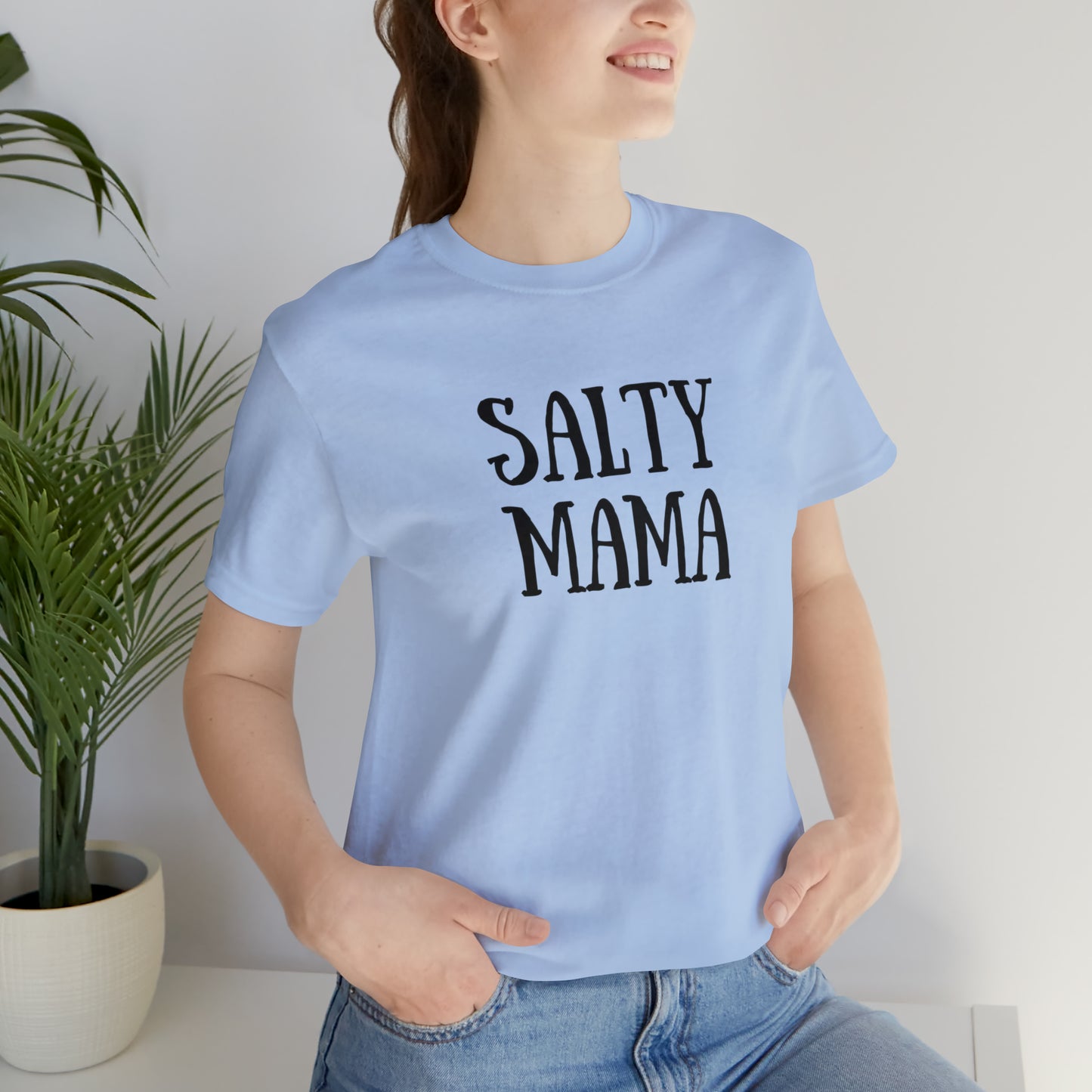 Salty Mama T-Shirt - Beach Mom Shirt - Beachlover T-Shirt - Mama Shirt - Mom Tee - Mom Shirt - Ocean Lover - Mom Gift - Gift for Her