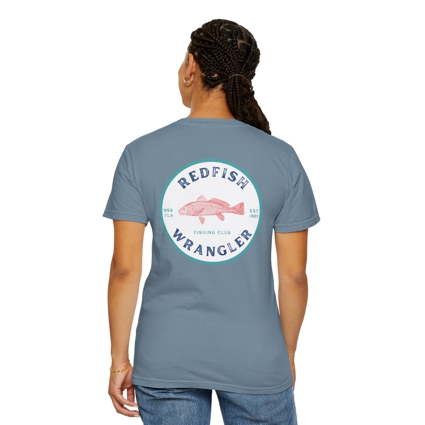 Redfish Wrangler - Redfish Fishing Shirt - Men's Fishing T-Shirt - Florida Fisherman Shirt - Saltwater Fishing shirt