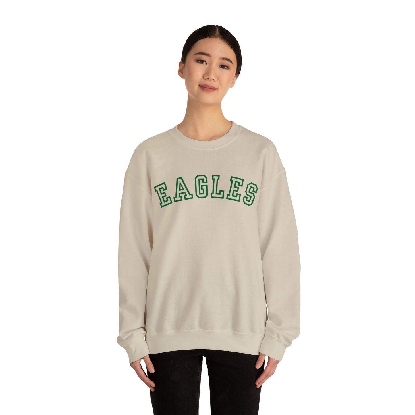 Eagles Sweatshirt - Philadelphia Football Sweatshirt - Green and White