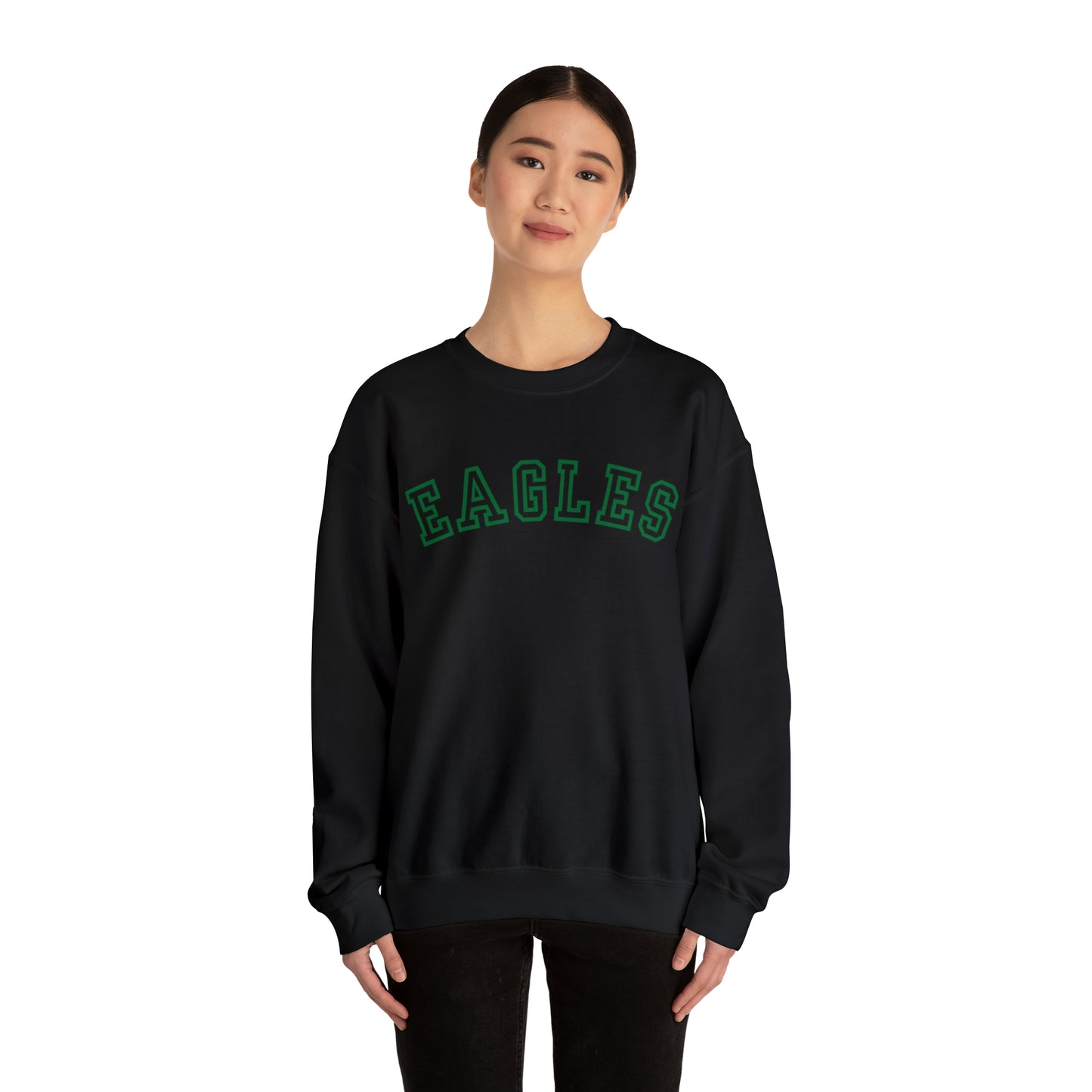 Eagles Sweatshirt - Philadelphia Football Sweatshirt - Green and White