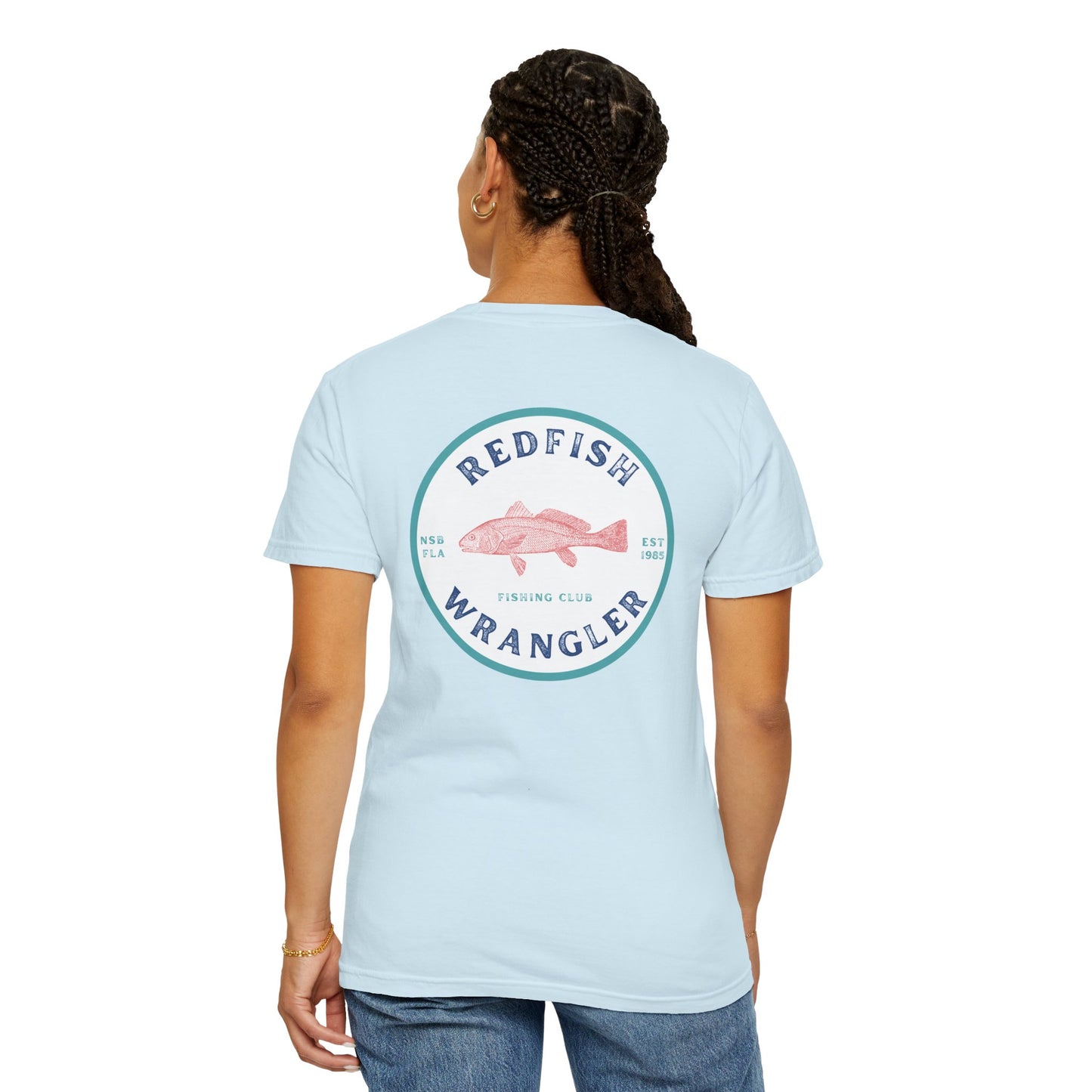 Redfish Wrangler - Redfish Fishing Shirt - Men's Fishing T-Shirt - Florida Fisherman Shirt - Saltwater Fishing shirt