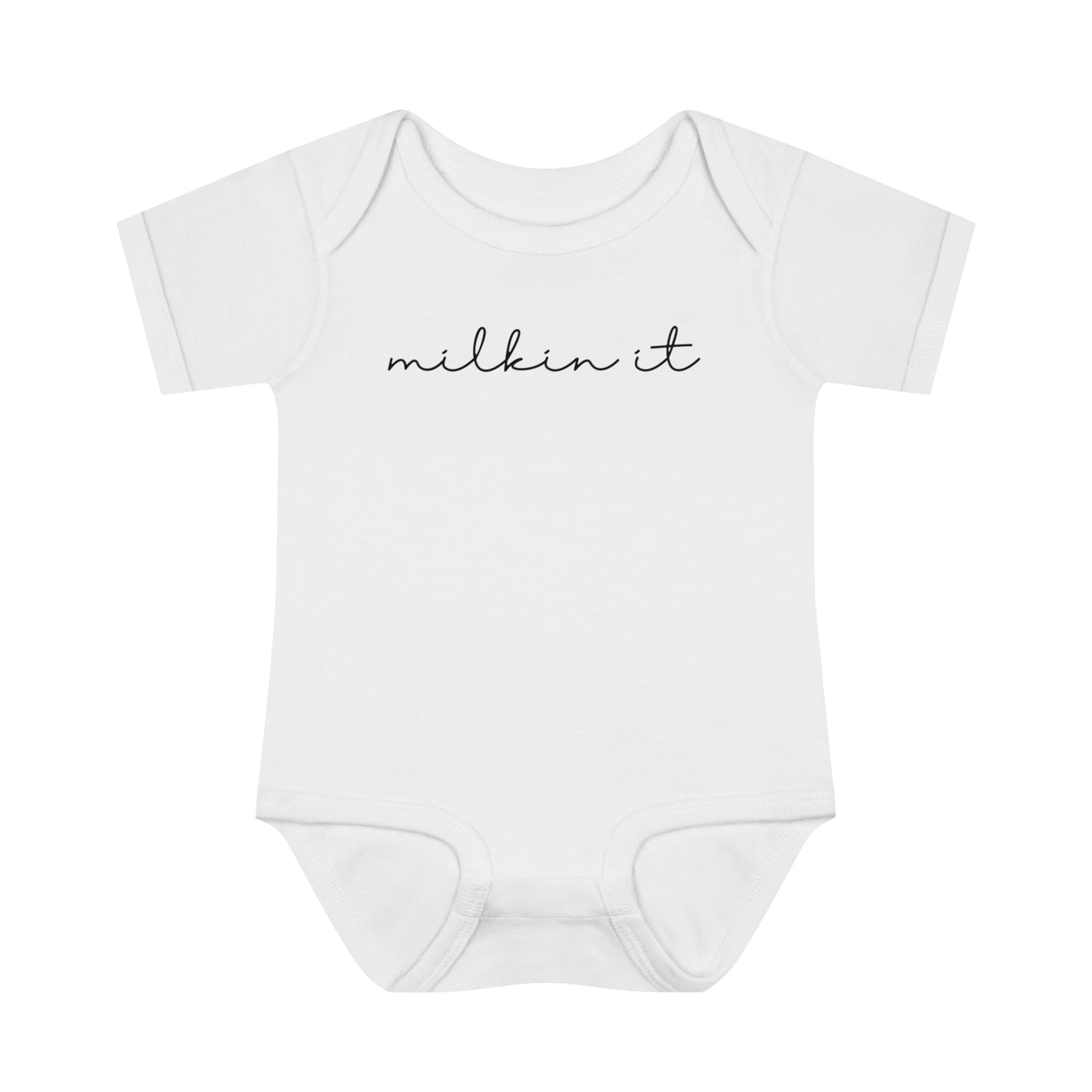 Milkin It Baby Bodysuit - Baby Outfit - New Baby Gift - Babyshower Gift - New Baby Outfit - Breastfeeding Baby Gift