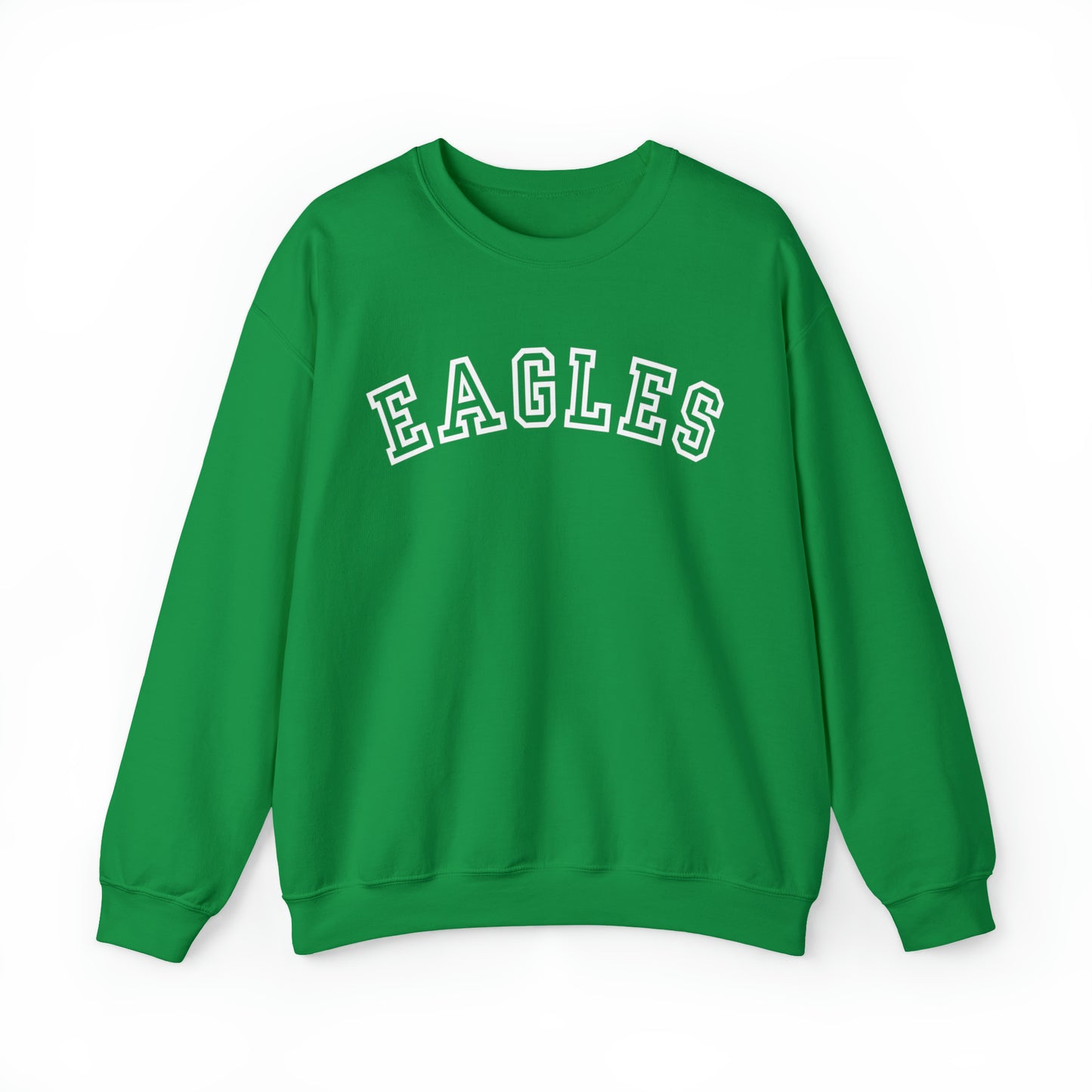 Eagles Sweatshirt - Philadelphia Football Sweatshirt - Green and White