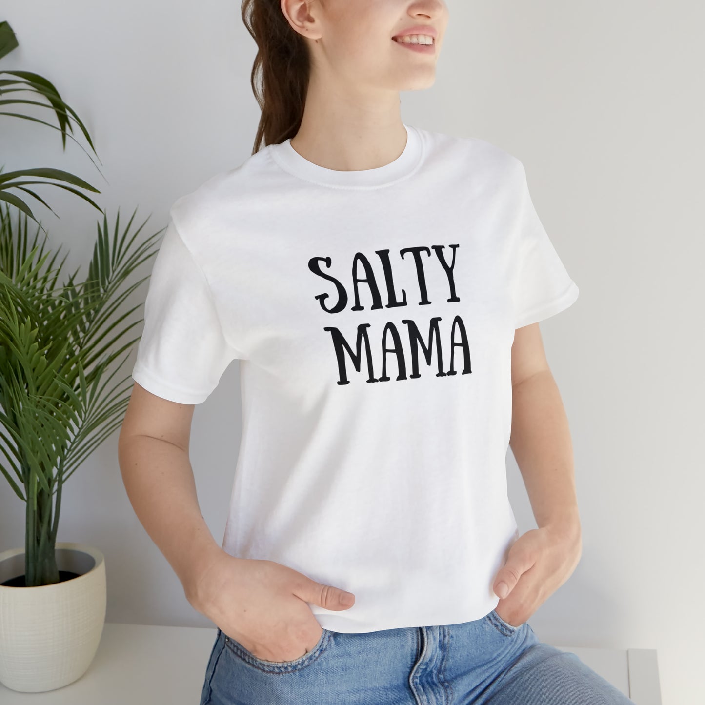 Salty Mama T-Shirt - Beach Mom Shirt - Beachlover T-Shirt - Mama Shirt - Mom Tee - Mom Shirt - Ocean Lover - Mom Gift - Gift for Her