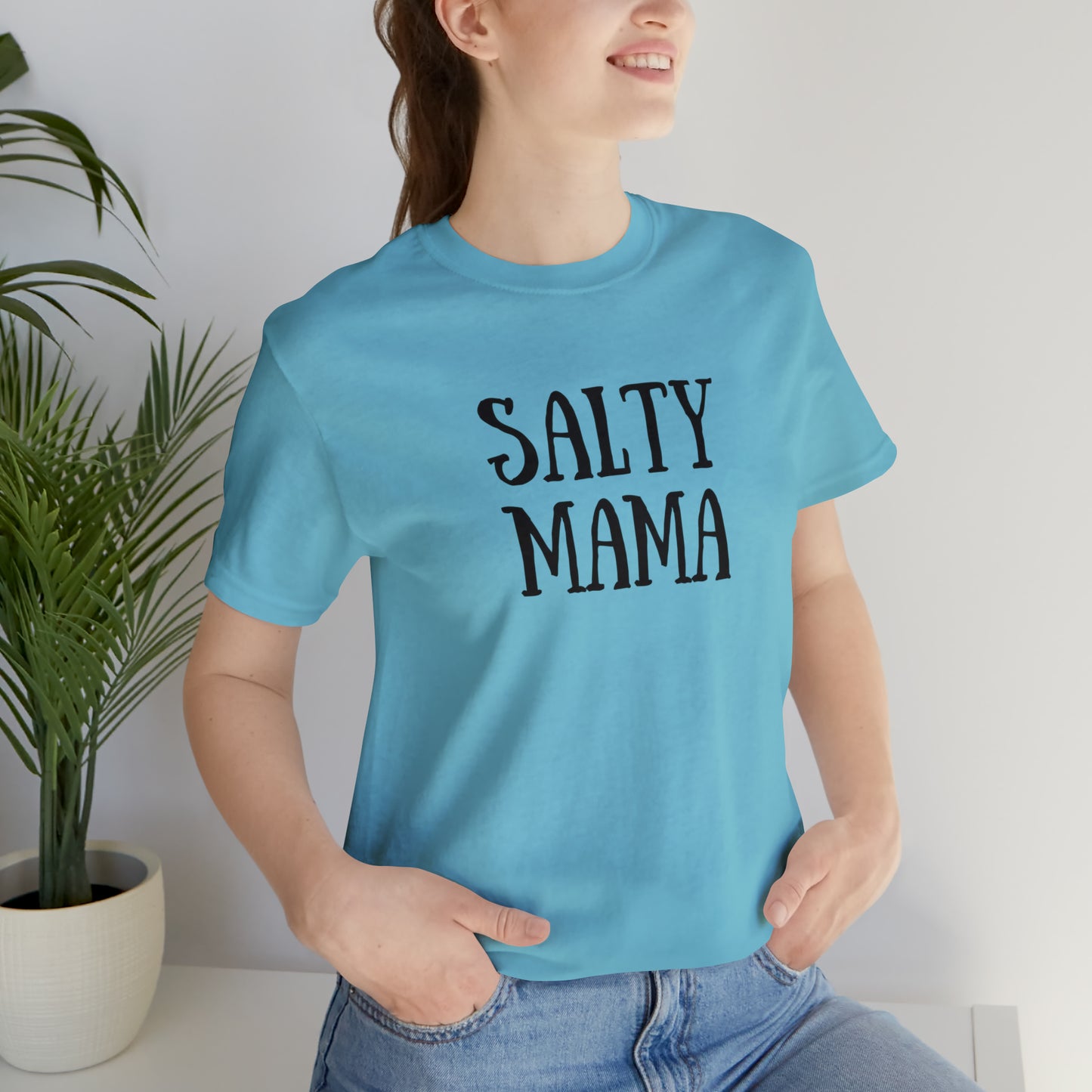 Salty Mama T-Shirt - Beach Mom Shirt - Beachlover T-Shirt - Mama Shirt - Mom Tee - Mom Shirt - Ocean Lover - Mom Gift - Gift for Her