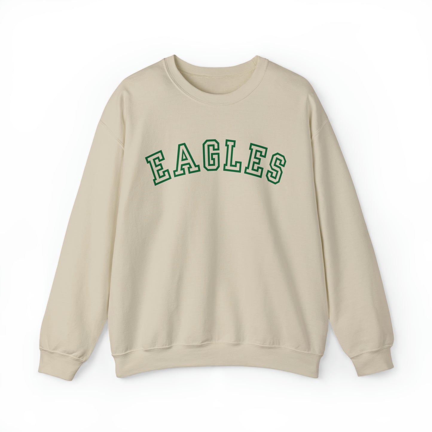 Eagles Sweatshirt - Philadelphia Football Sweatshirt - Green and White