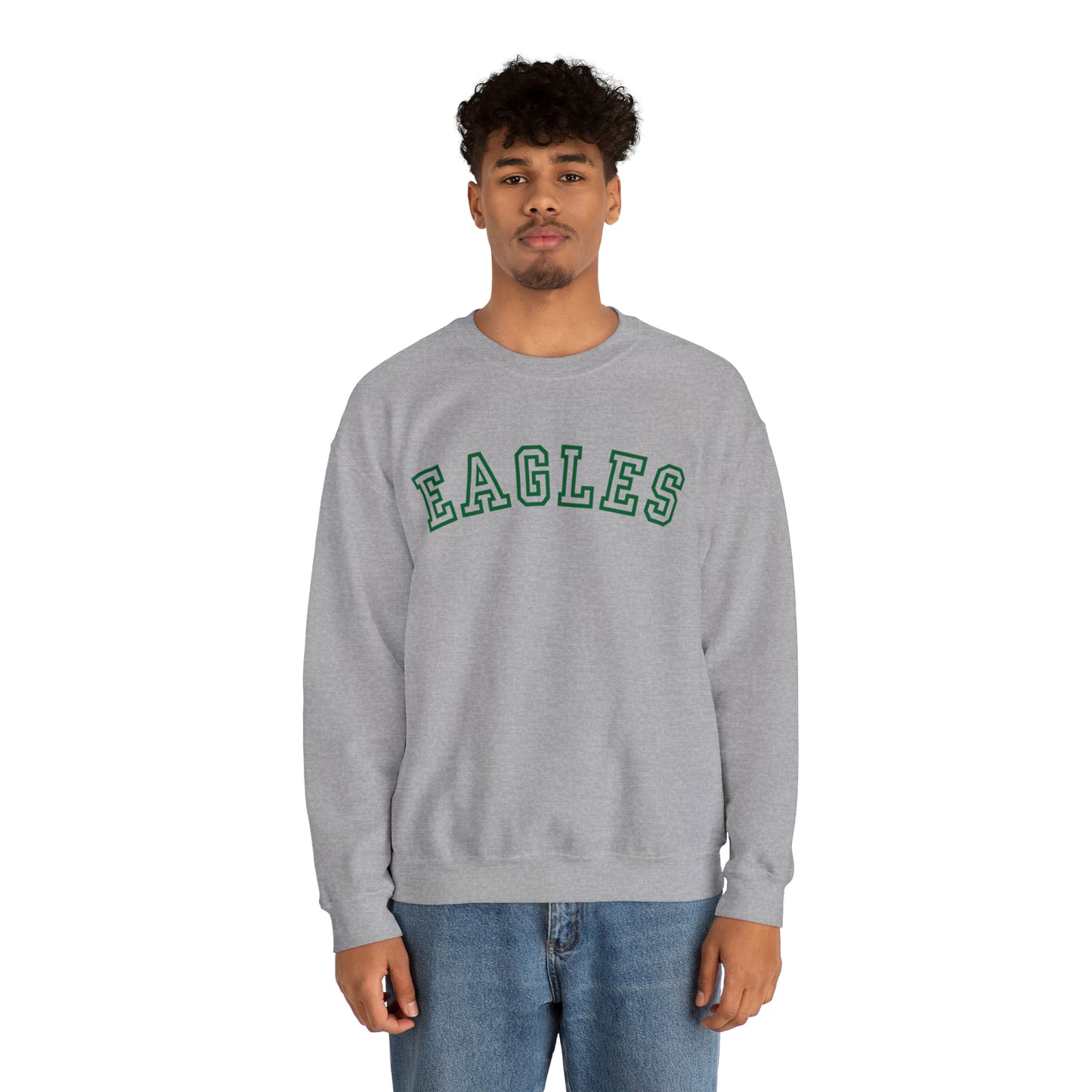 Eagles Sweatshirt - Philadelphia Football Sweatshirt - Green and White