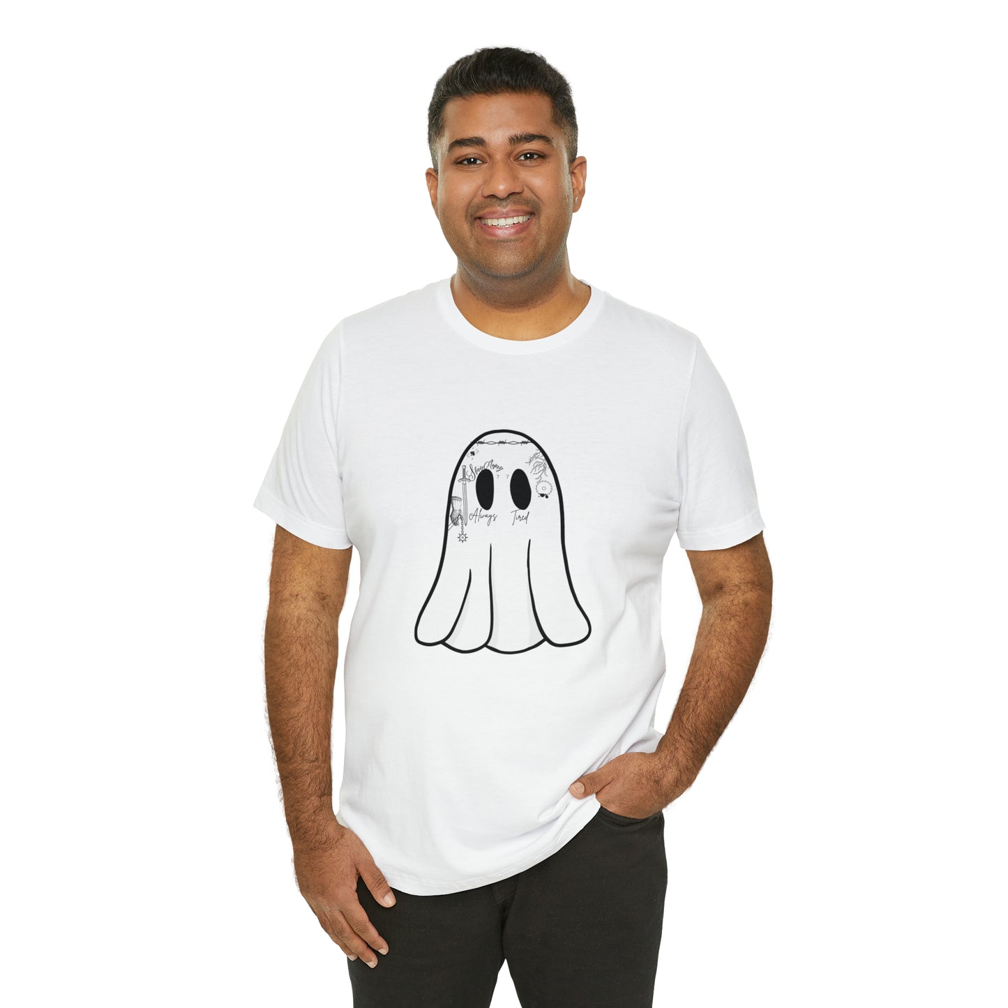 Ghost Malone T-Shirt - Ghosty Halloween Shirt - Halloween T-Shirt - Ghost Malone Costume Shirt - Unisex Halloween T-Shirt - Spooky Season Shirt