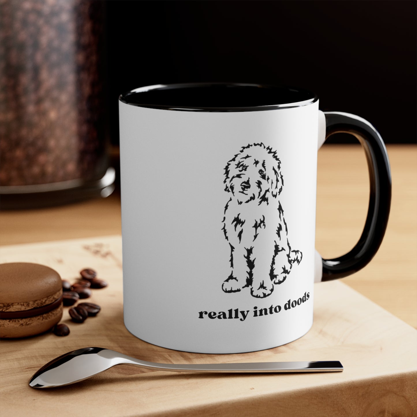 Really Into Doods - Goldendoodle Coffee Mug - Doodle Lover Coffee Cup - Dog Lover Gift - Dog Mom Coffee Mug