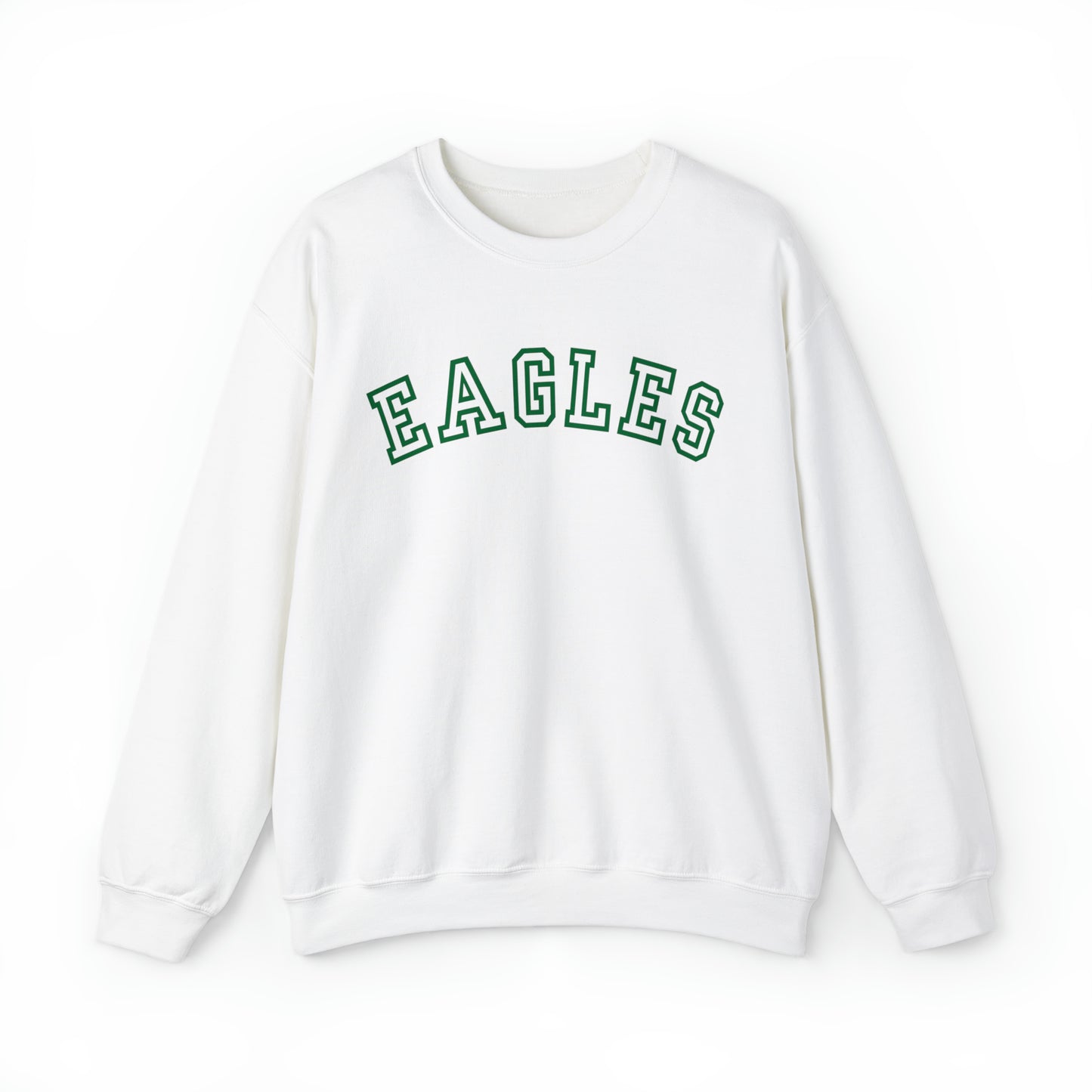 Eagles Sweatshirt - Philadelphia Football Sweatshirt - Green and White