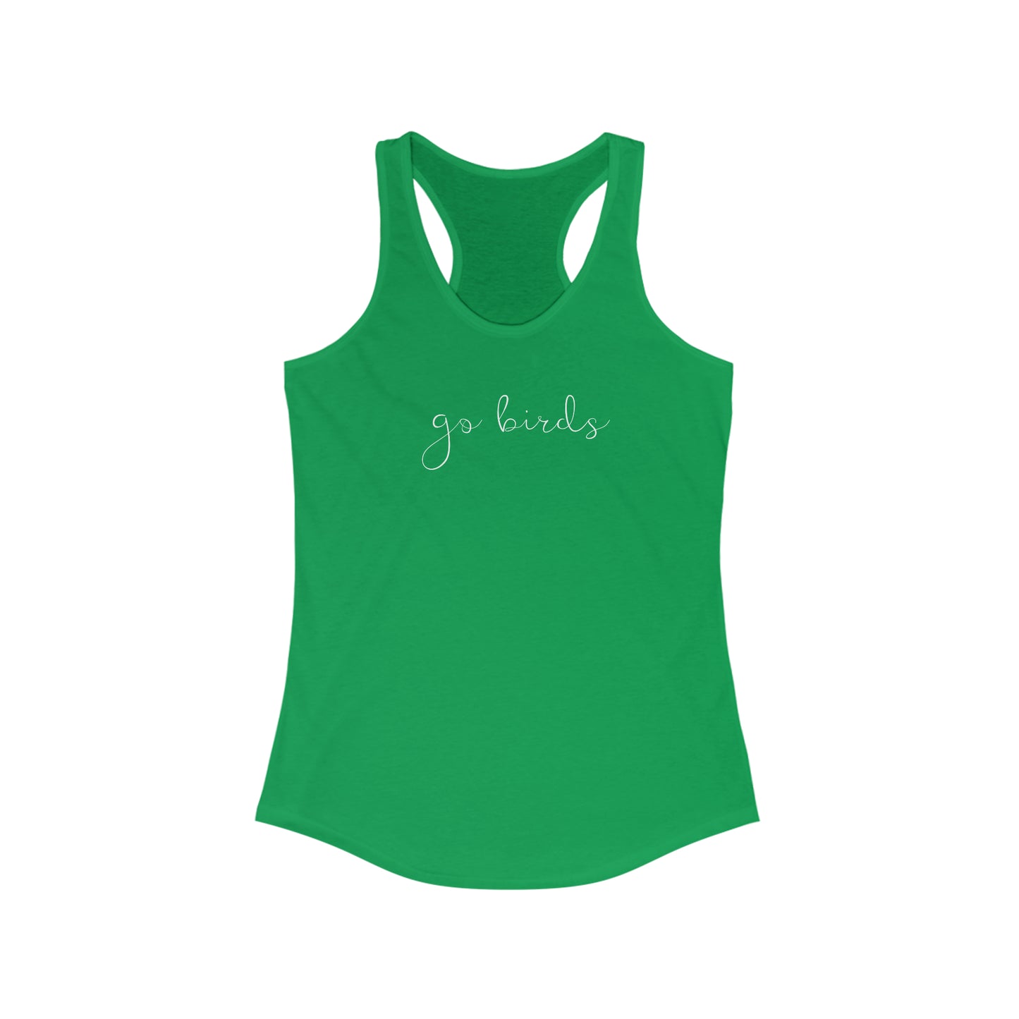 Go Birds - Women's Philadelphia Football Tank Top - Philly Tank Top - Kelly Green - Birds Tank Top - South Philadelphia - Racerback Tank Top - Women's Football Shirt